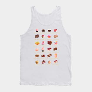 Chocolate and Red Berries Delicious Candy Sweets Tank Top